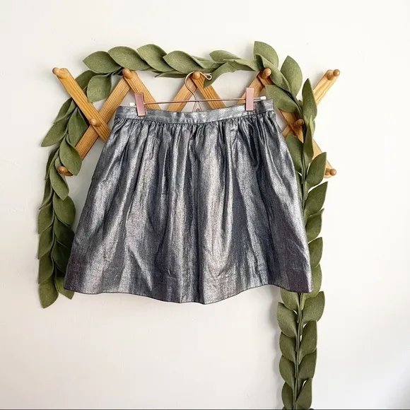 American Retro Silver Denim Debbie Skirt