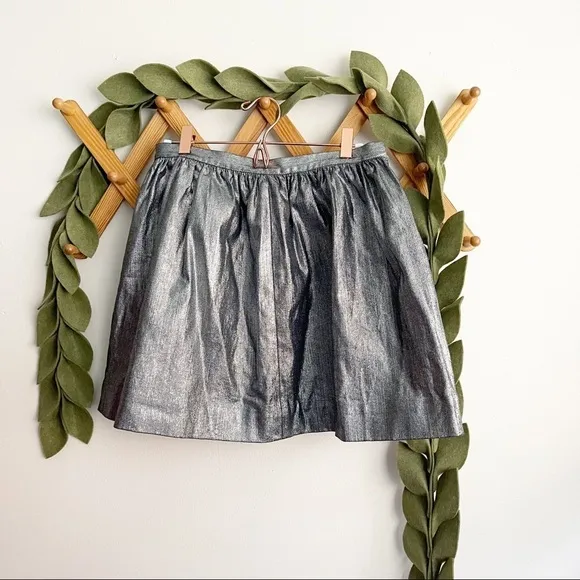 American Retro Silver Denim Debbie Skirt