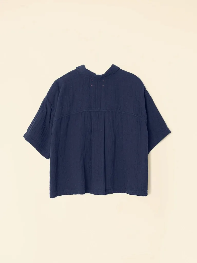Ansel Gauze Top in North Star