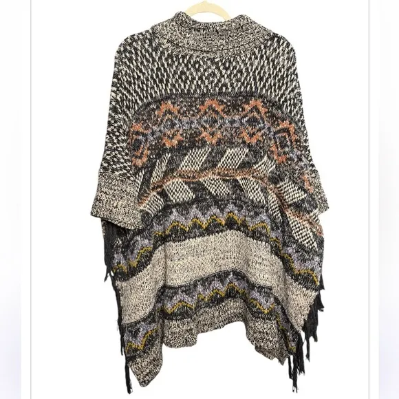 Anthropologie Pilcro Magda Knit Sweater Poncho