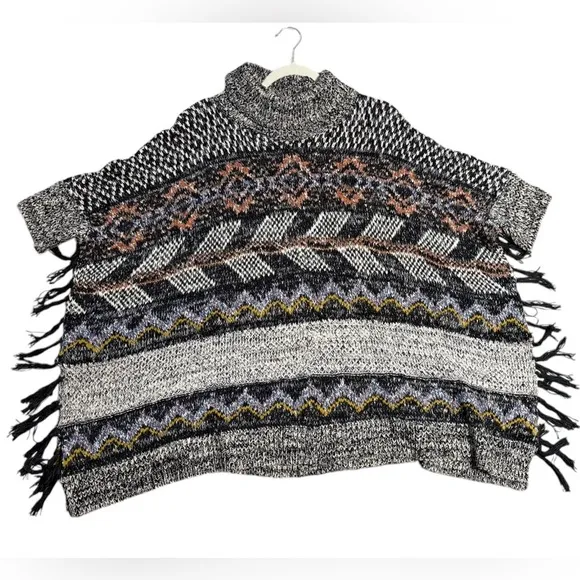 Anthropologie Pilcro Magda Knit Sweater Poncho