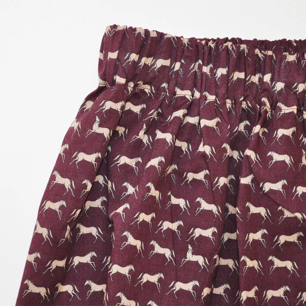Ascot Burgundy Skirt