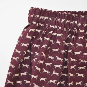 Ascot Burgundy Skirt