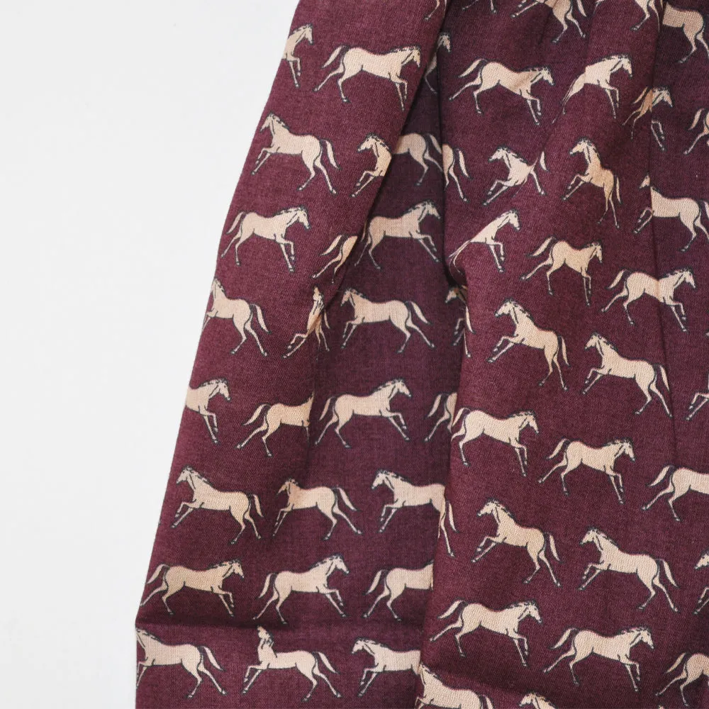 Ascot Burgundy Skirt