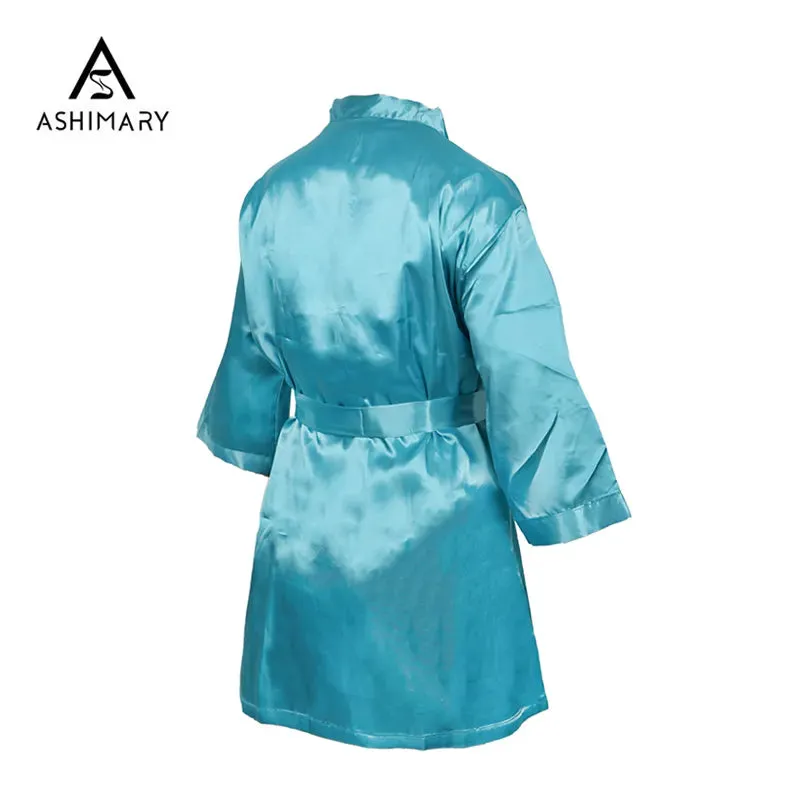 Ashimary High Quality Silk Night Robe