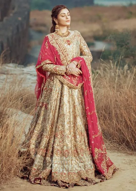 Asian Designer Bridal Outfit for Wedding #C2027