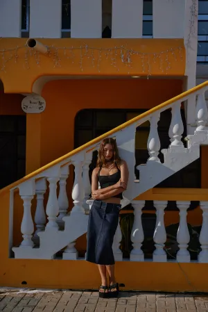 AT Denim Maxi Skirt