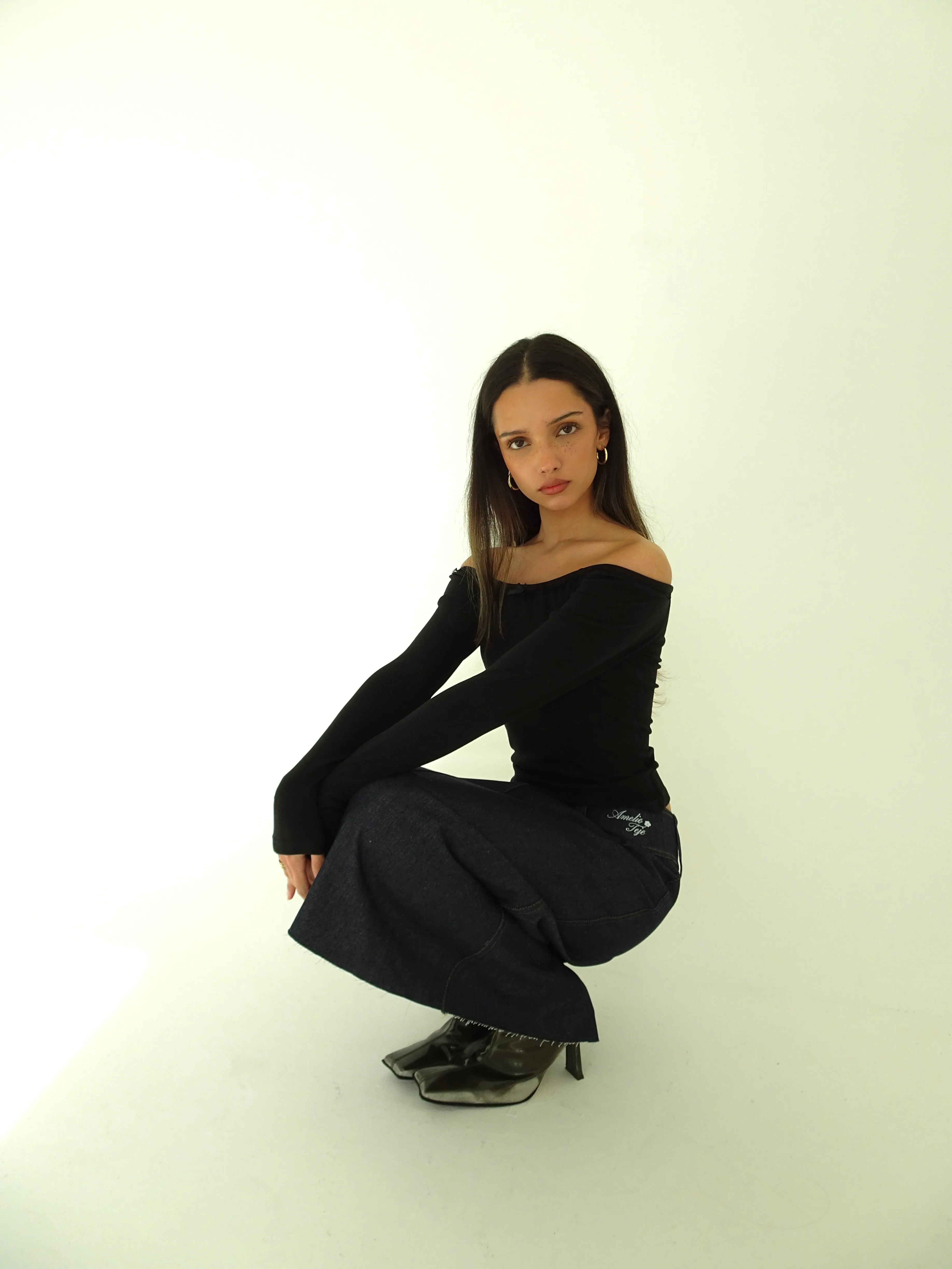 AT Denim Maxi Skirt