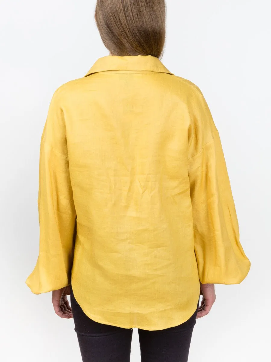 balloon sleeve blouse