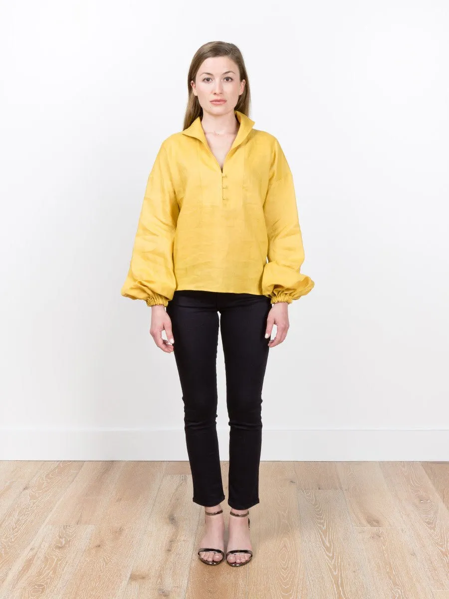 balloon sleeve blouse