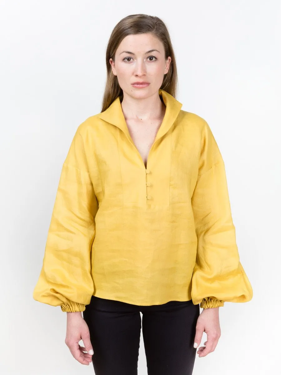balloon sleeve blouse