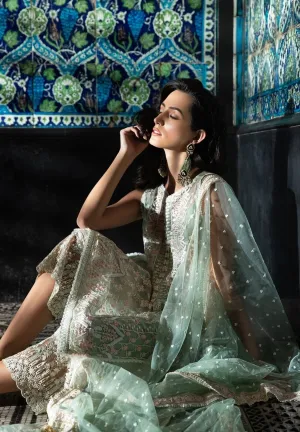 Beautifully embellished shadi suit girl # P2637