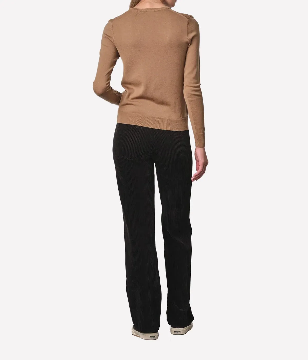 Bellini Flare in Corduroy Black