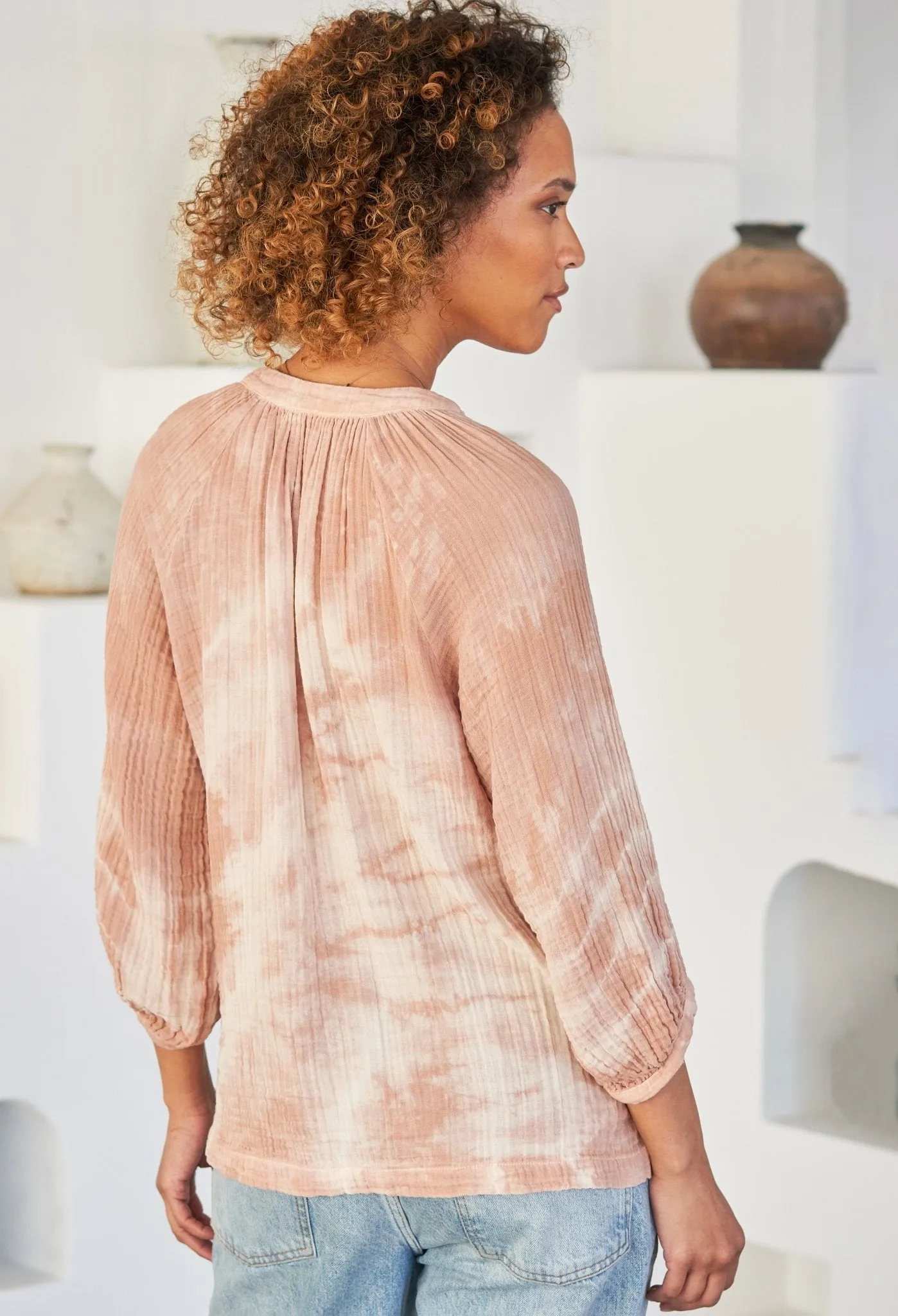 Bermuda Sand Gauze Top