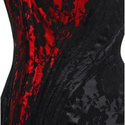 Berneice Waist Trainer Net Overlay Corset