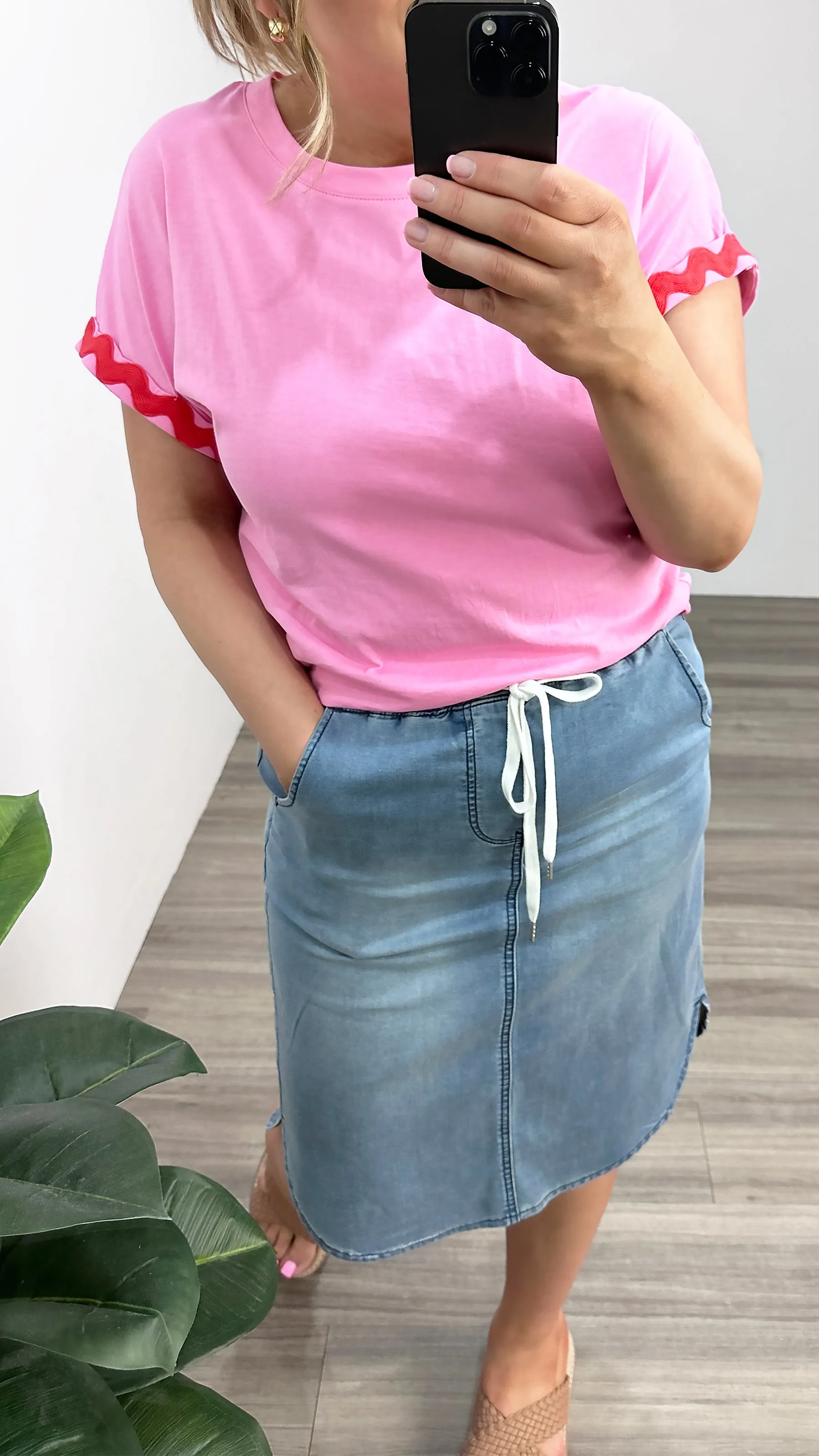 Betty Basics Alina Denim skirt