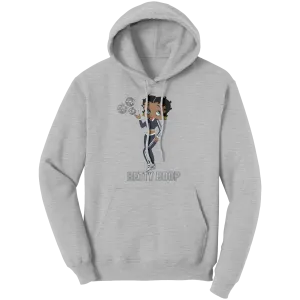 Betty Boop Hoodie, Betty Boop Womens Hoodie Gifts for Her, Cute Betty Boop Graphic Hoodie Streetwear Hoodie, Digital Print Valentine Hoodie