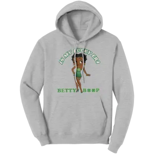 Betty Boop Hoodie, In My Lucky Era Hoodie, Irish Hoodie, Shamrock Hoodie, St Patricks Hoodie, St Patricks Day Gift, Womens Clothing Gift