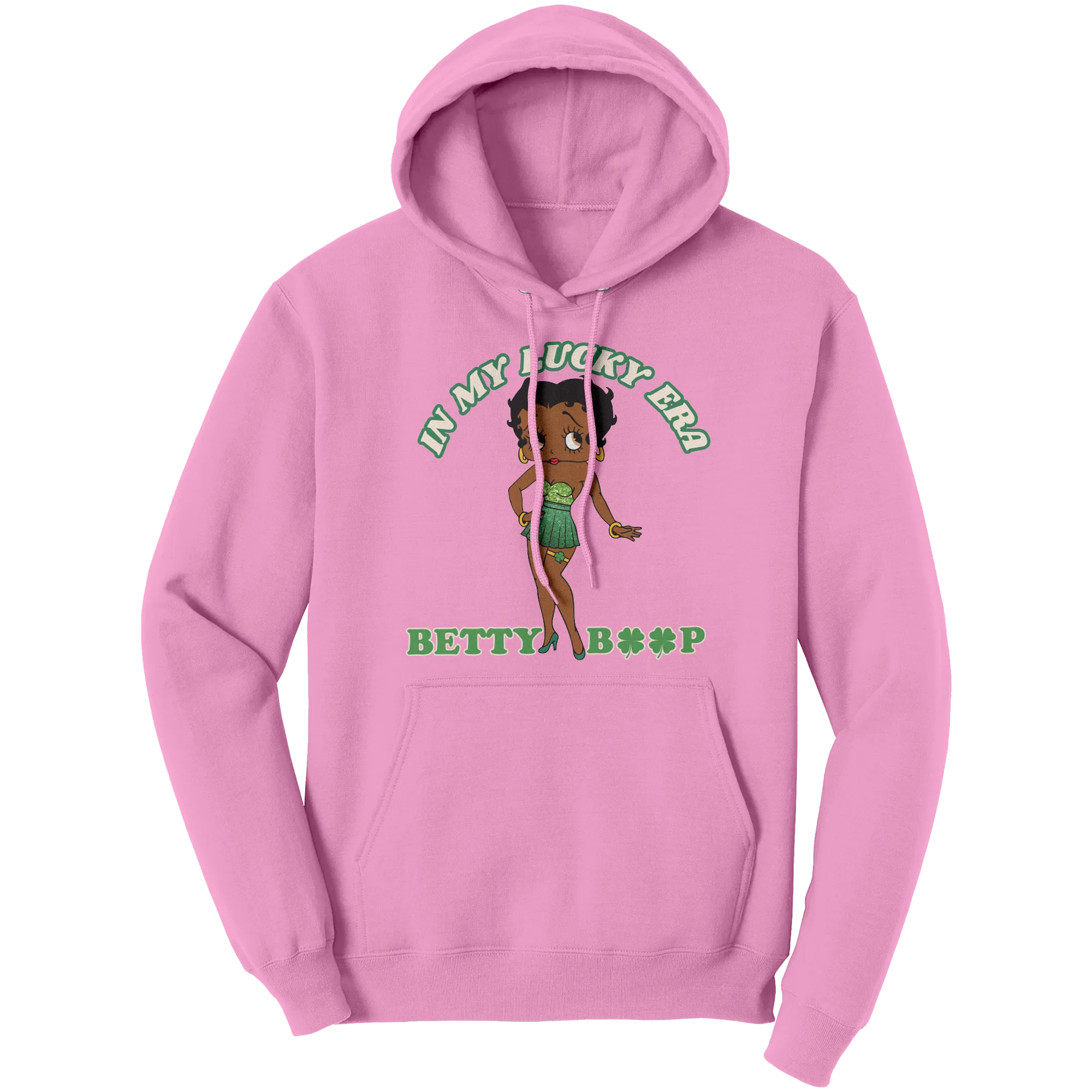 Betty Boop Hoodie, In My Lucky Era Hoodie, Irish Hoodie, Shamrock Hoodie, St Patricks Hoodie, St Patricks Day Gift, Womens Clothing Gift