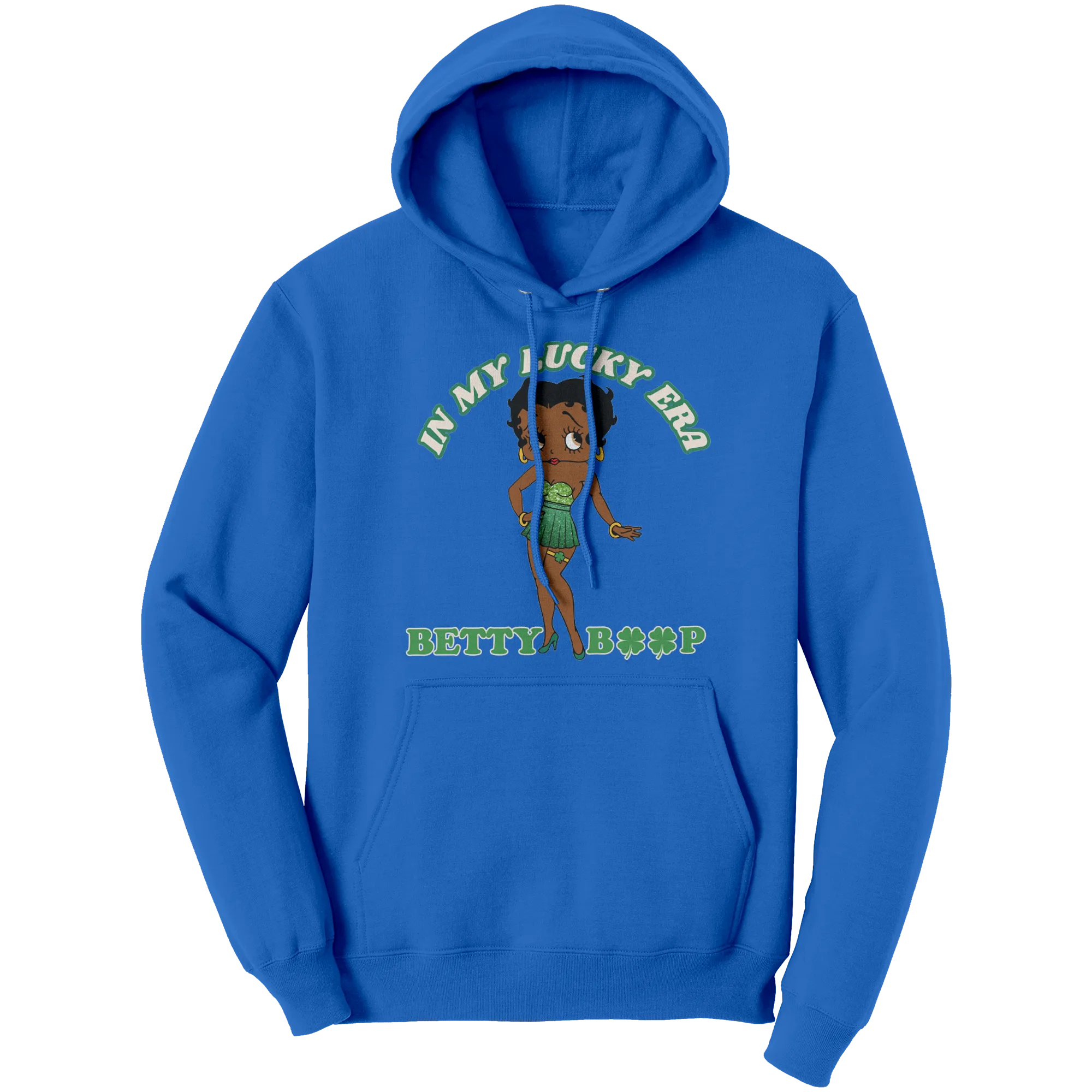 Betty Boop Hoodie, In My Lucky Era Hoodie, Irish Hoodie, Shamrock Hoodie, St Patricks Hoodie, St Patricks Day Gift, Womens Clothing Gift