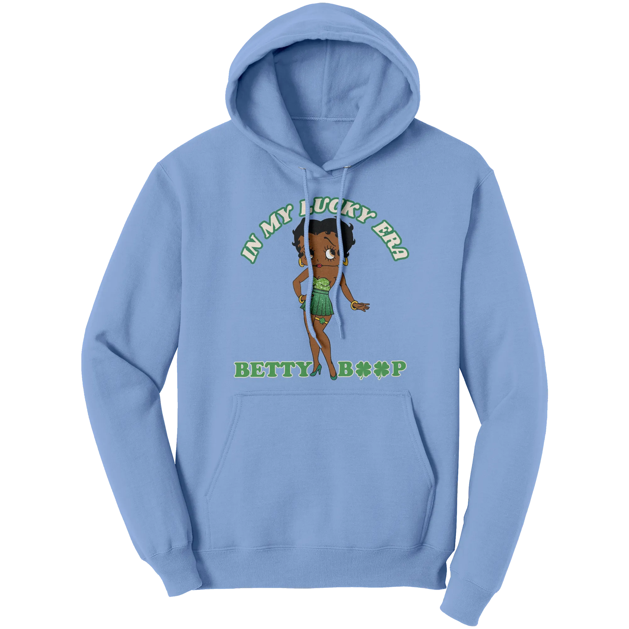 Betty Boop Hoodie, In My Lucky Era Hoodie, Irish Hoodie, Shamrock Hoodie, St Patricks Hoodie, St Patricks Day Gift, Womens Clothing Gift