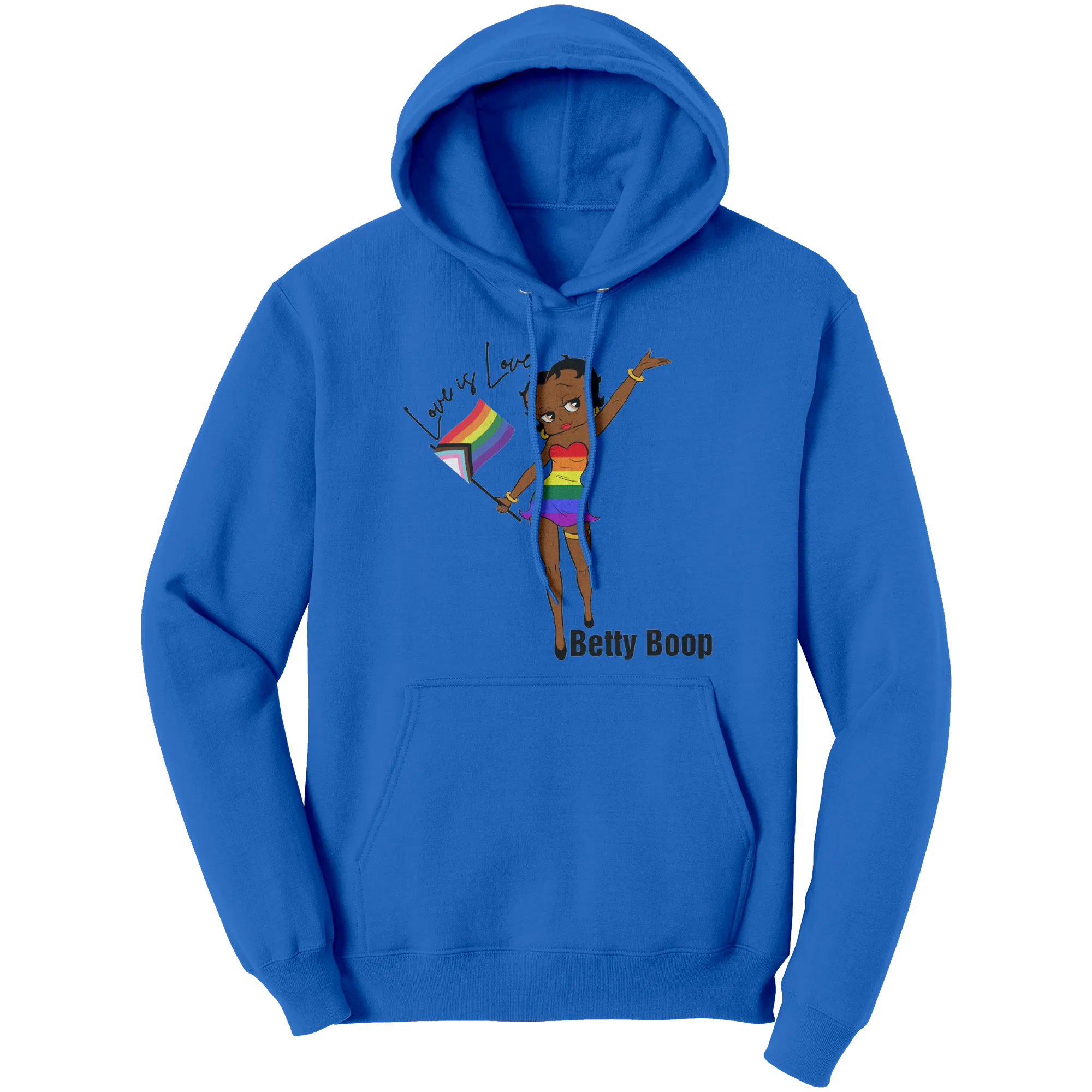 Betty Boop Hoodie, Love is Love Hoodie, Equality Hoodie, LGBTQ Hoodie, Pride Hoodie, LGBTQ Gift, LGBTQ Art Digital Print, Queer Shirt Gift