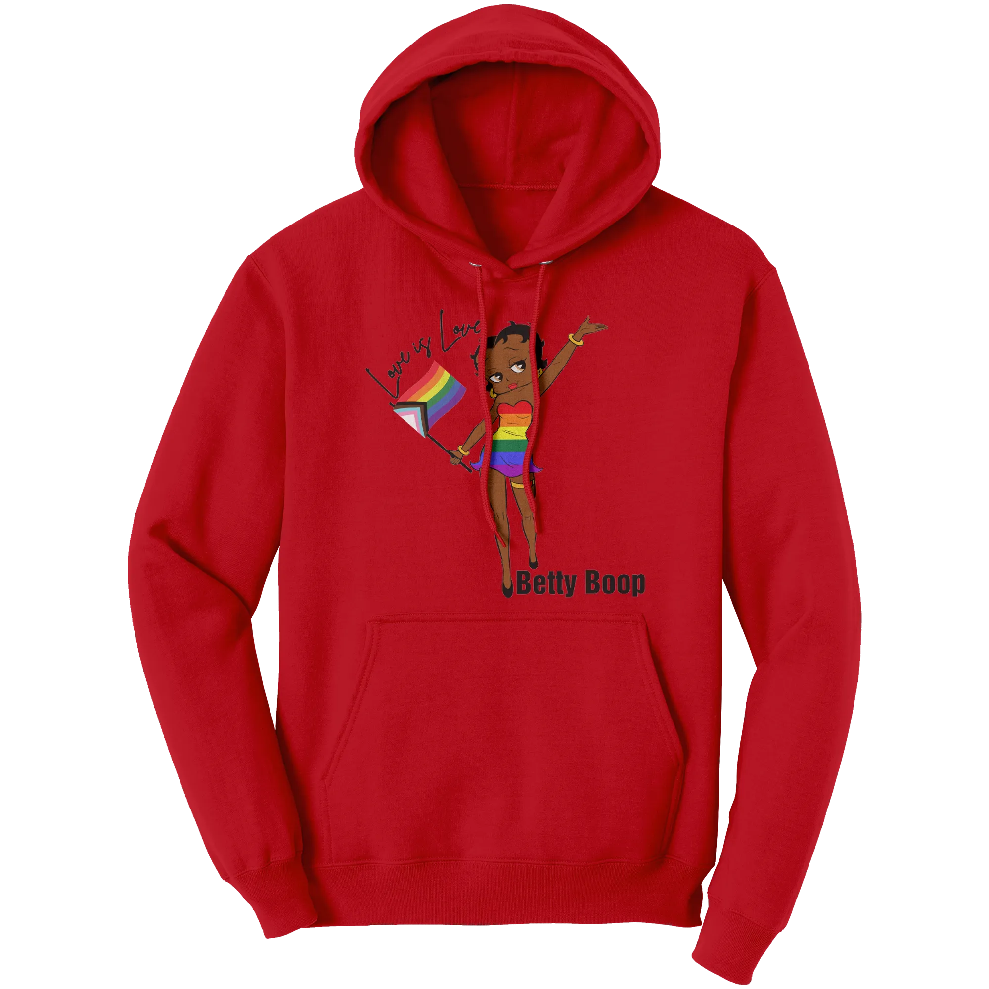 Betty Boop Hoodie, Love is Love Hoodie, Equality Hoodie, LGBTQ Hoodie, Pride Hoodie, LGBTQ Gift, LGBTQ Art Digital Print, Queer Shirt Gift