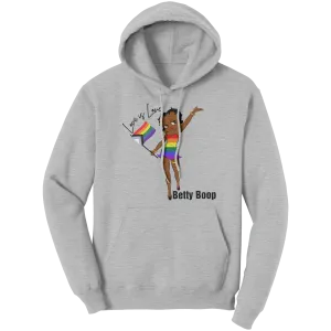 Betty Boop Hoodie, Love is Love Hoodie, Equality Hoodie, LGBTQ Hoodie, Pride Hoodie, LGBTQ Gift, LGBTQ Art Digital Print, Queer Shirt Gift