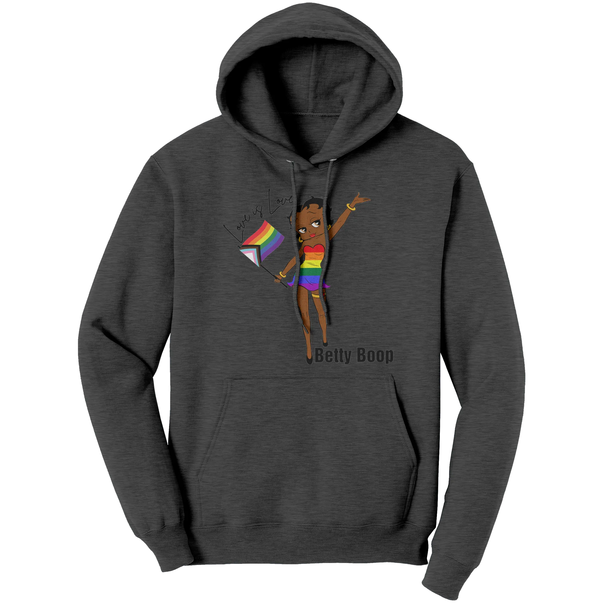 Betty Boop Hoodie, Love is Love Hoodie, Equality Hoodie, LGBTQ Hoodie, Pride Hoodie, LGBTQ Gift, LGBTQ Art Digital Print, Queer Shirt Gift