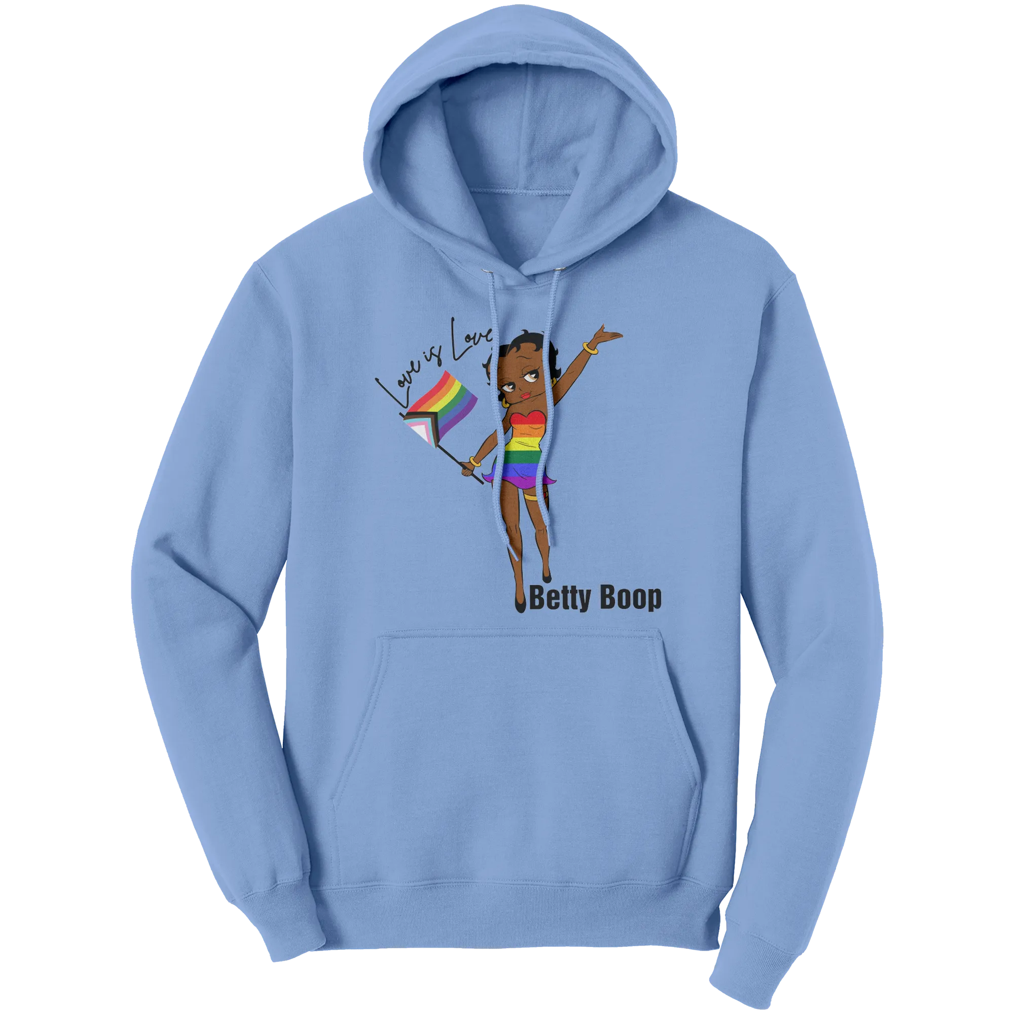 Betty Boop Hoodie, Love is Love Hoodie, Equality Hoodie, LGBTQ Hoodie, Pride Hoodie, LGBTQ Gift, LGBTQ Art Digital Print, Queer Shirt Gift