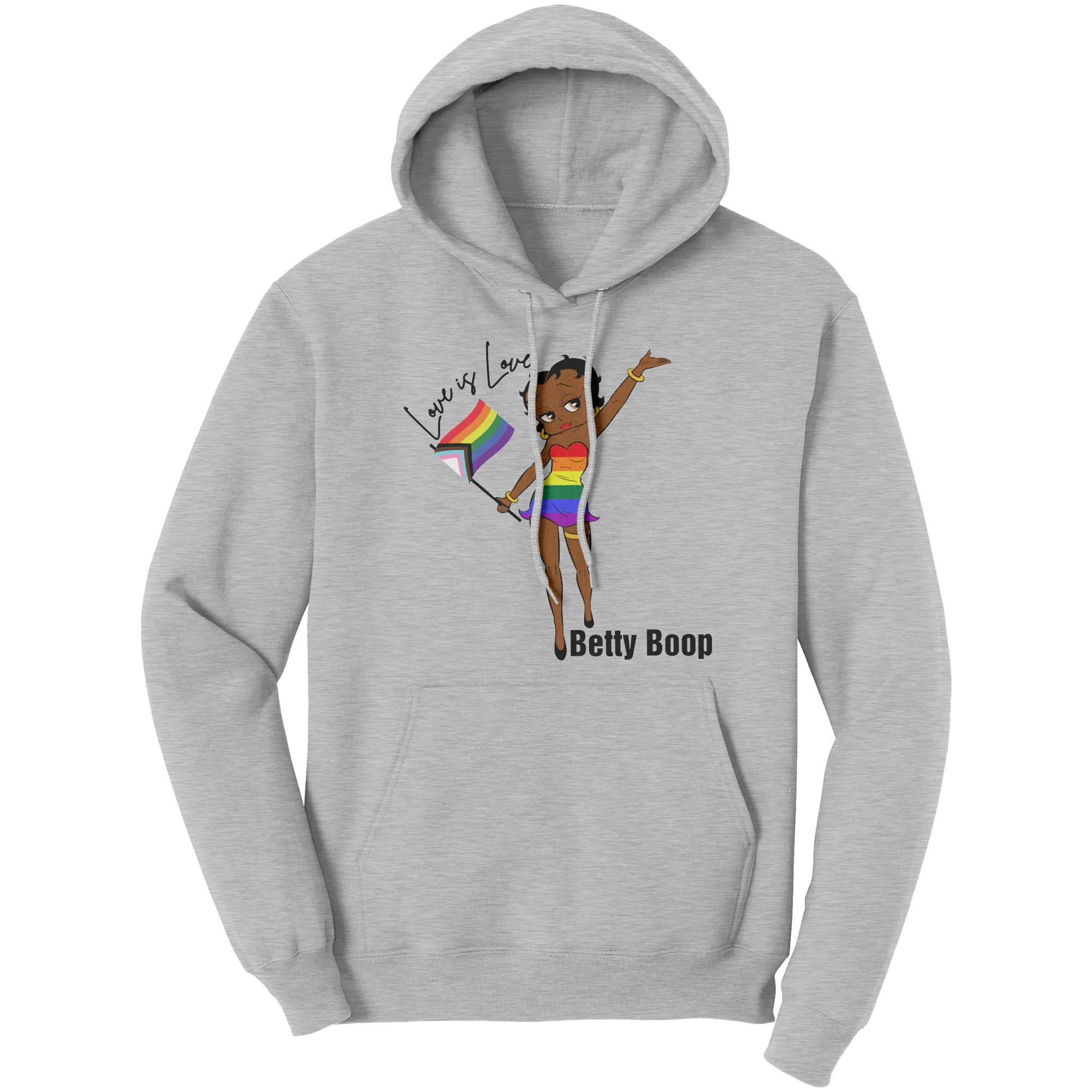 Betty Boop Hoodie, Love is Love Hoodie, Equality Hoodie, LGBTQ Hoodie, Pride Hoodie, LGBTQ Gift, LGBTQ Art Digital Print, Queer Shirt Gift