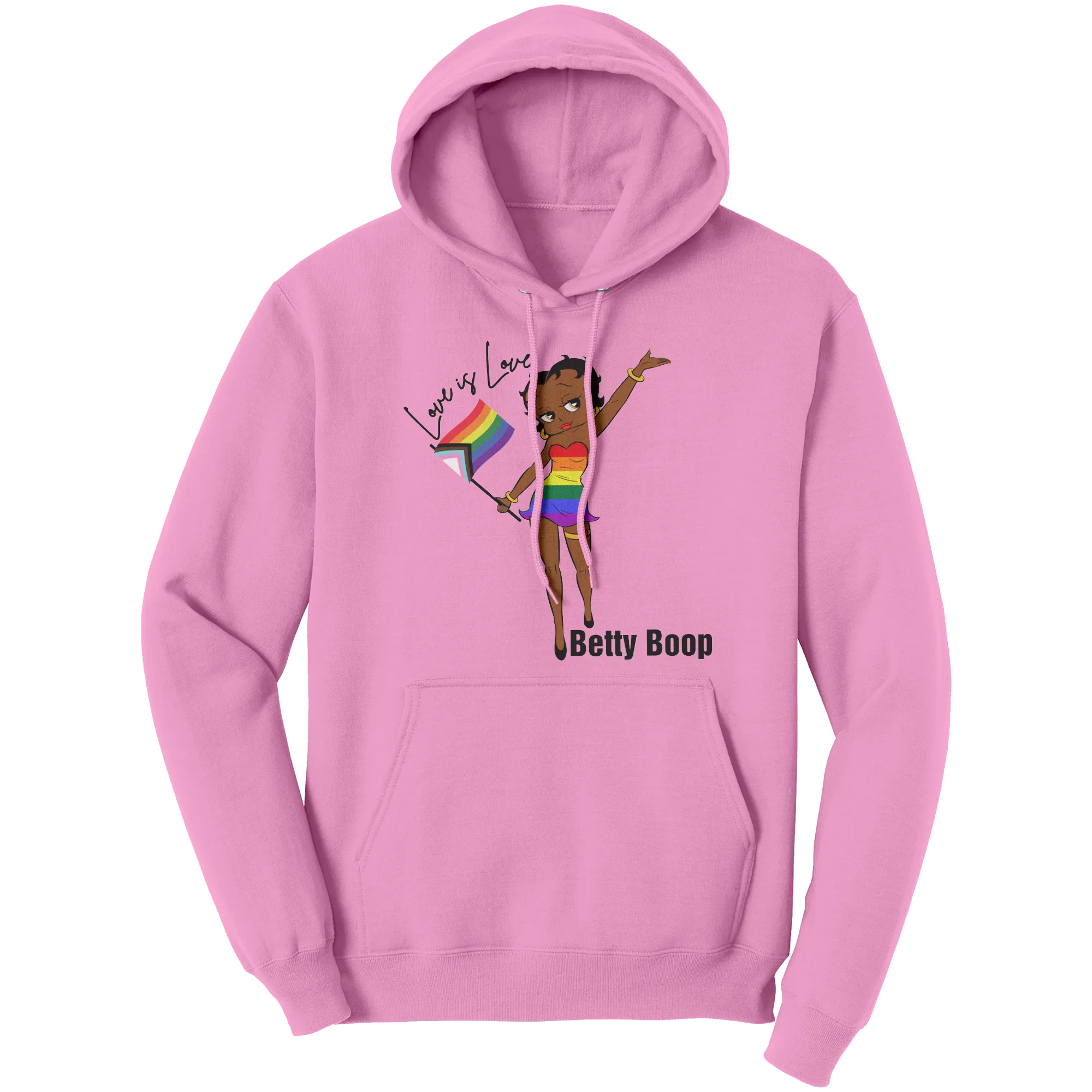 Betty Boop Hoodie, Love is Love Hoodie, Equality Hoodie, LGBTQ Hoodie, Pride Hoodie, LGBTQ Gift, LGBTQ Art Digital Print, Queer Shirt Gift