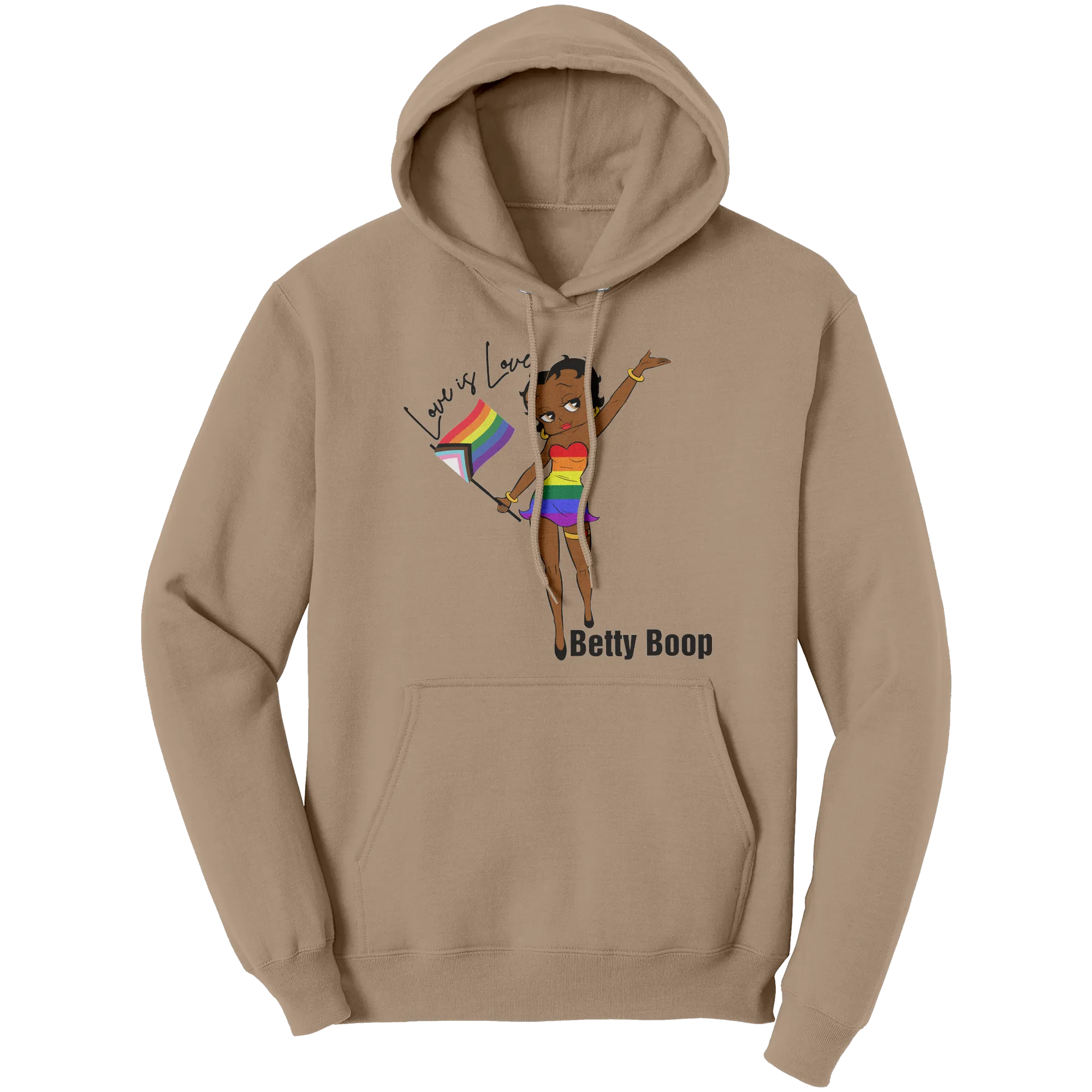 Betty Boop Hoodie, Love is Love Hoodie, Equality Hoodie, LGBTQ Hoodie, Pride Hoodie, LGBTQ Gift, LGBTQ Art Digital Print, Queer Shirt Gift