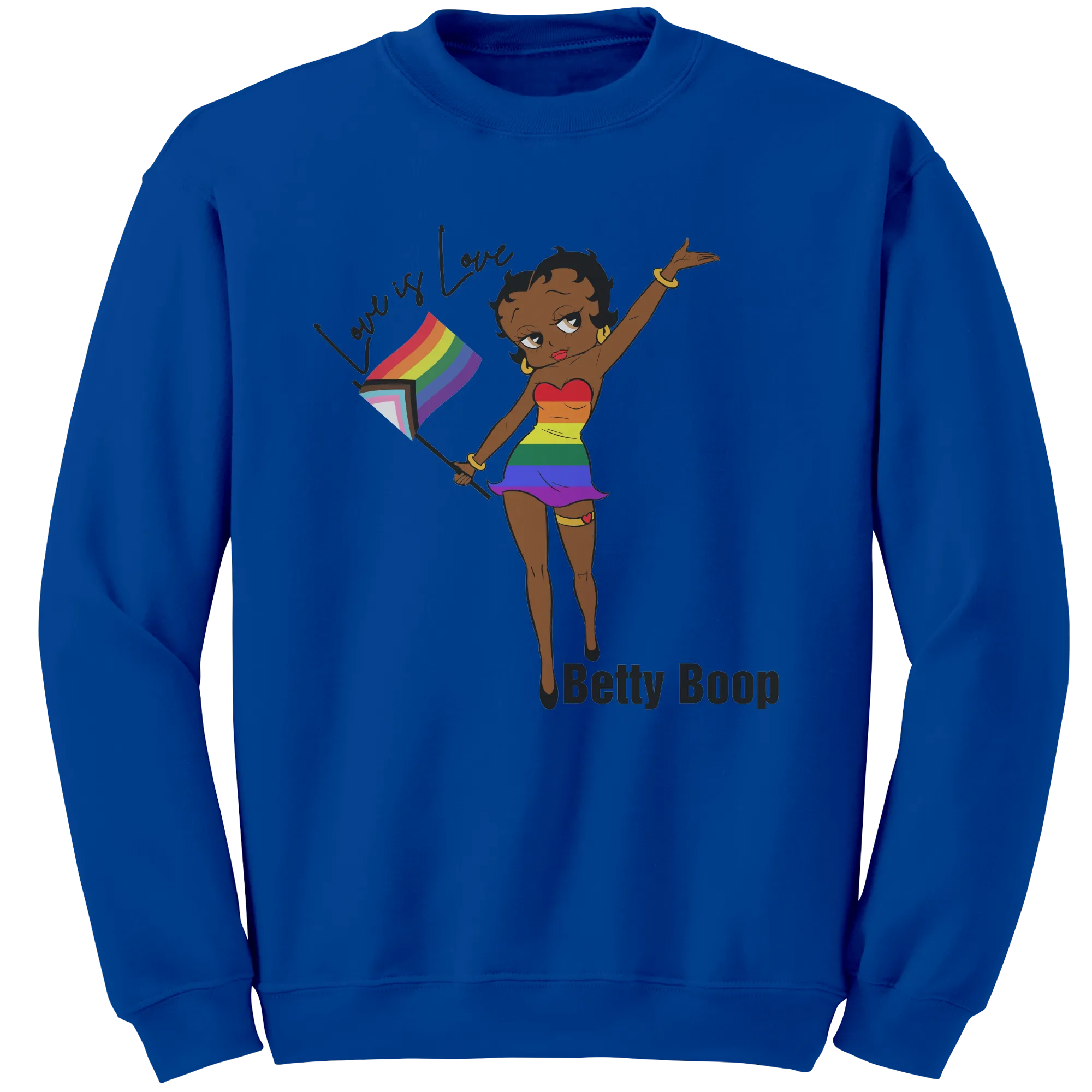 Betty Boop Sweatshirt, Love is Love Sweatshirt, Love is Love Betty Boop Sweatshirt, Equality Sweatshirt, LGBTQ Sweatshirt, Pride Sweatshirt