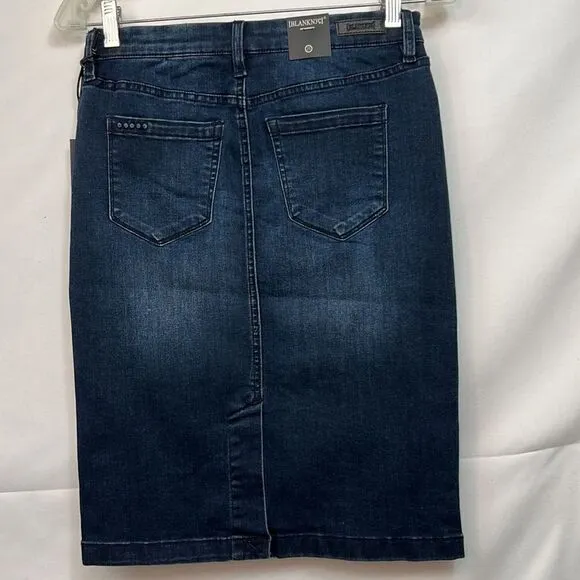 BlankNYC dark denim pencil skirt size 25 NWT