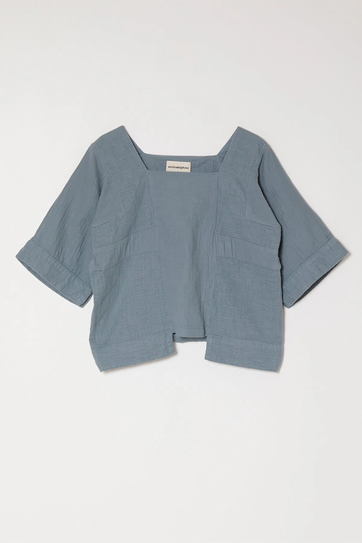 Block Top in Crinkled Cotton