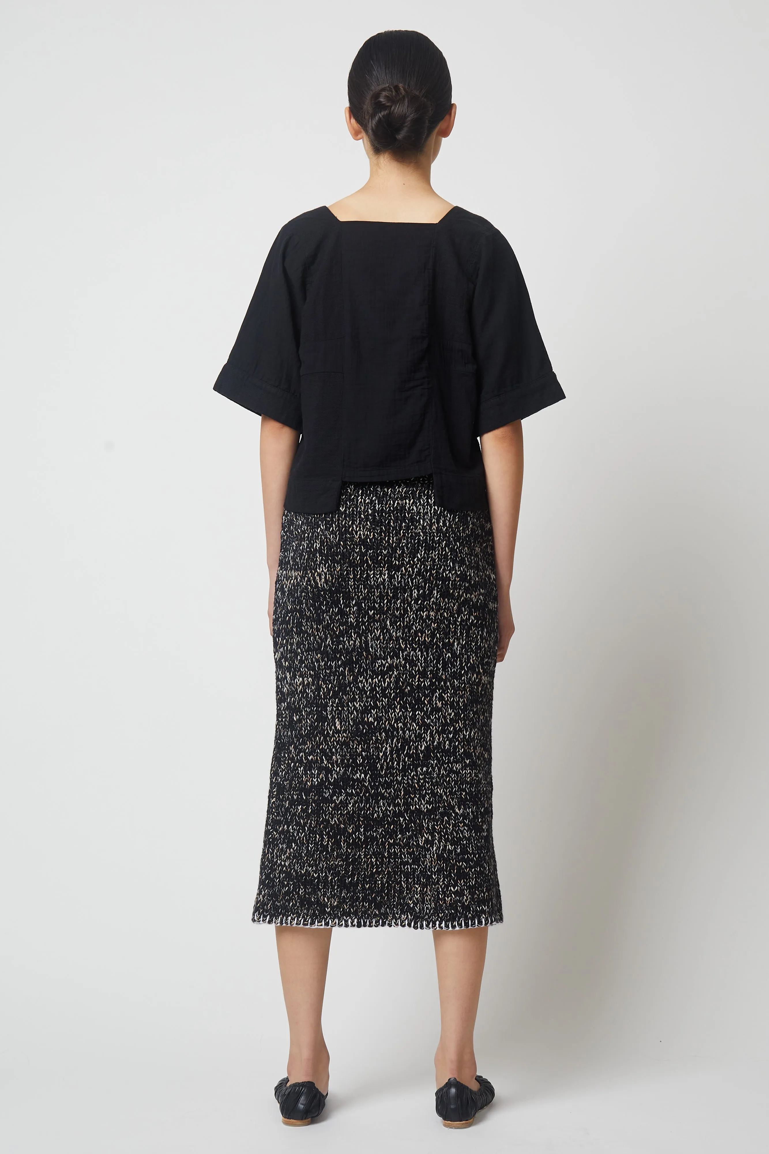 Block Top in Crinkled Cotton