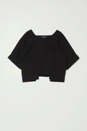 Block Top in Crinkled Cotton