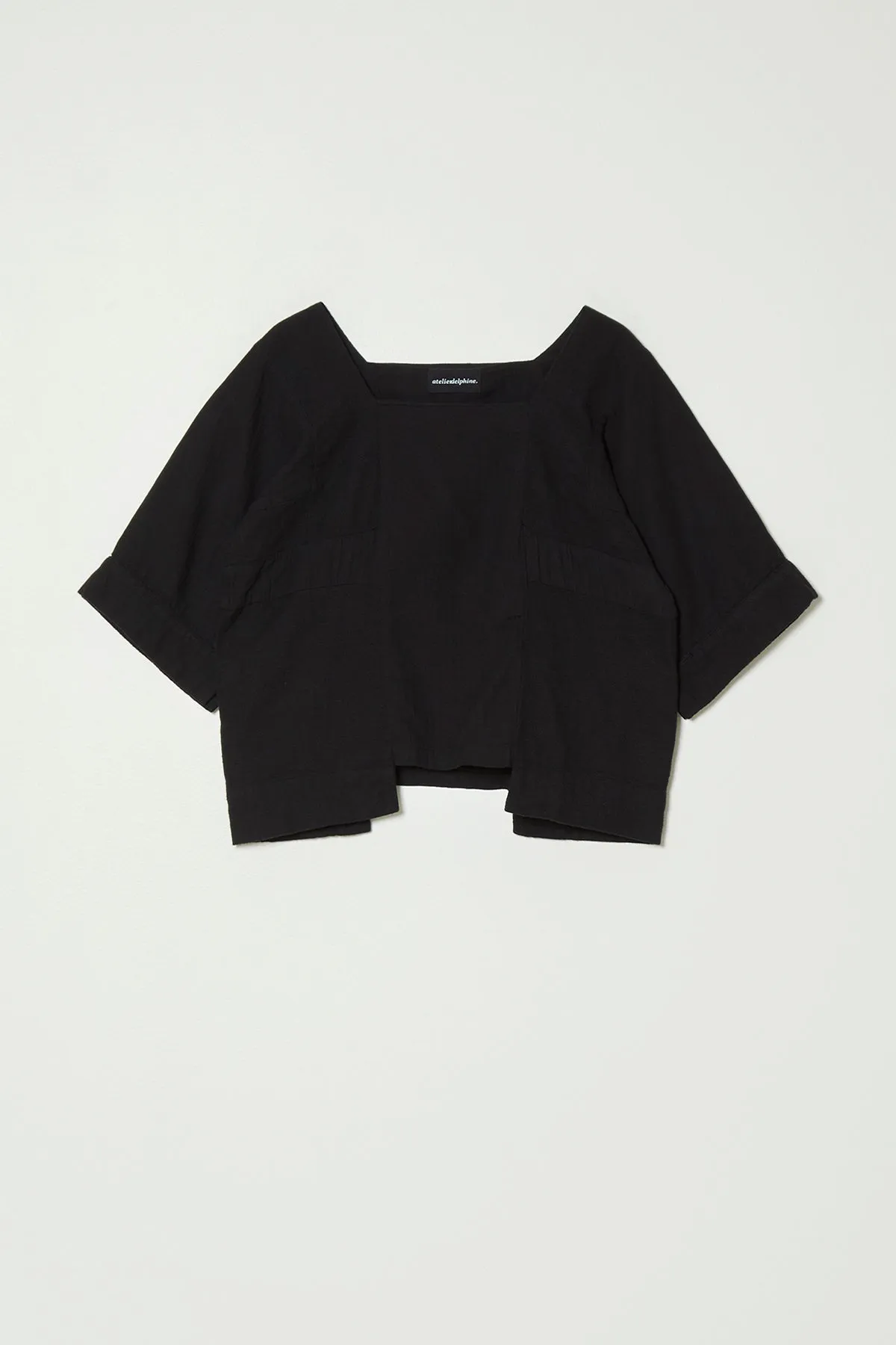 Block Top in Crinkled Cotton