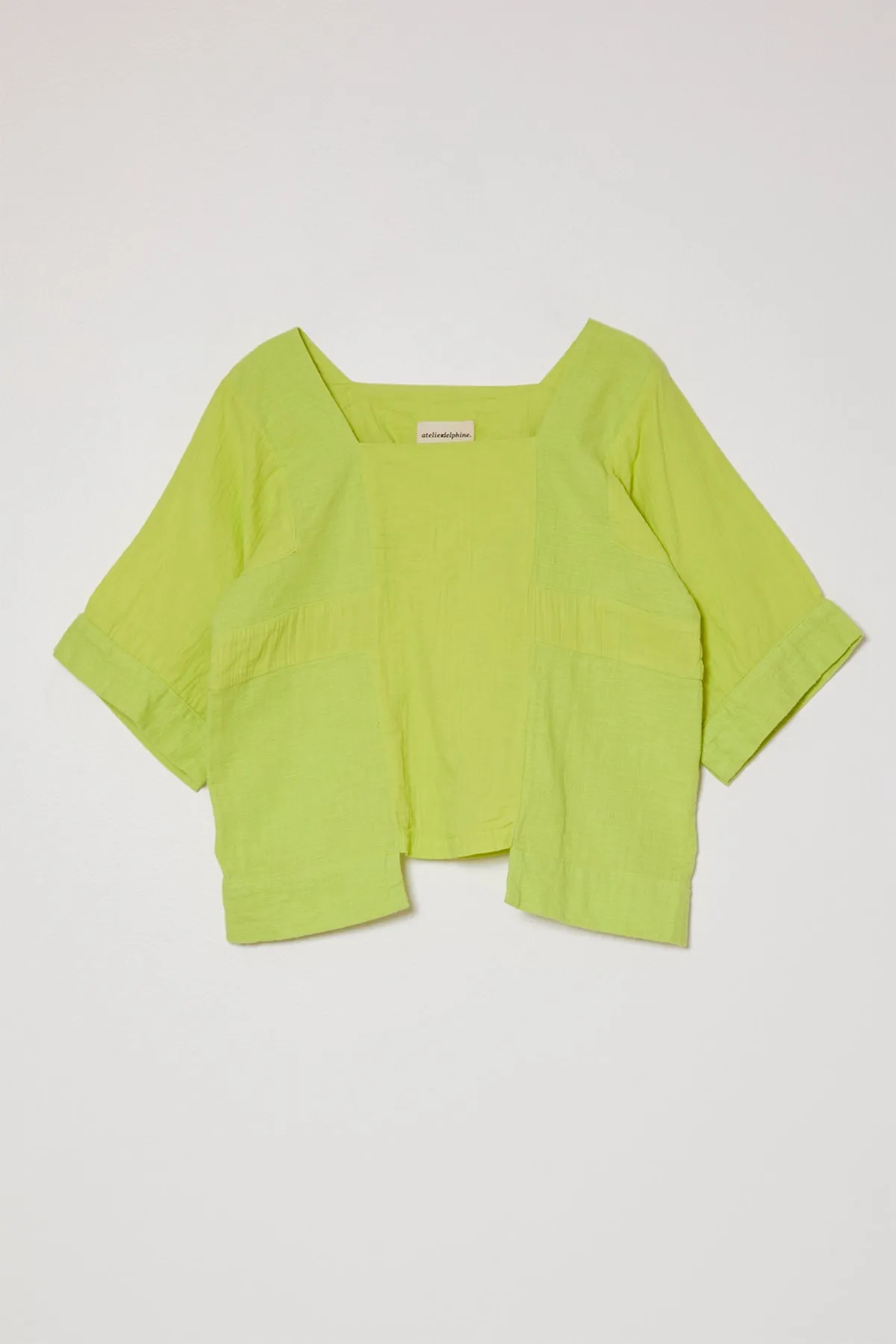 Block Top in Crinkled Cotton