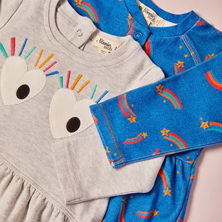 Blue Denim Shooting Stars Dress