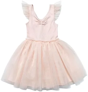 Blush Pointelle Ruffle Dress 1-6Yrs