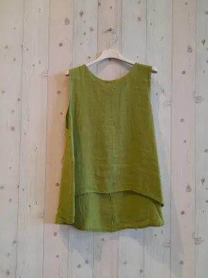 Bow Back Linen Top