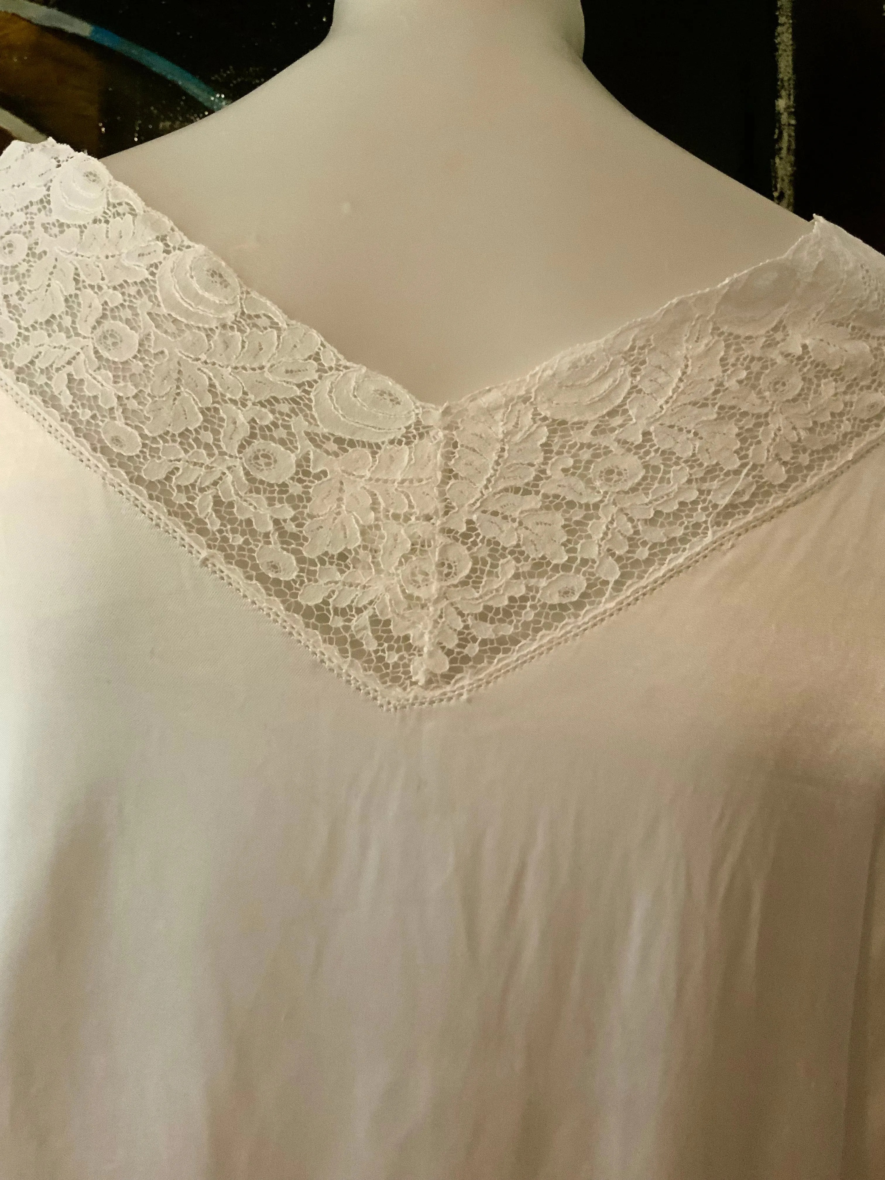 Bridal Nightgown Satin - 40s