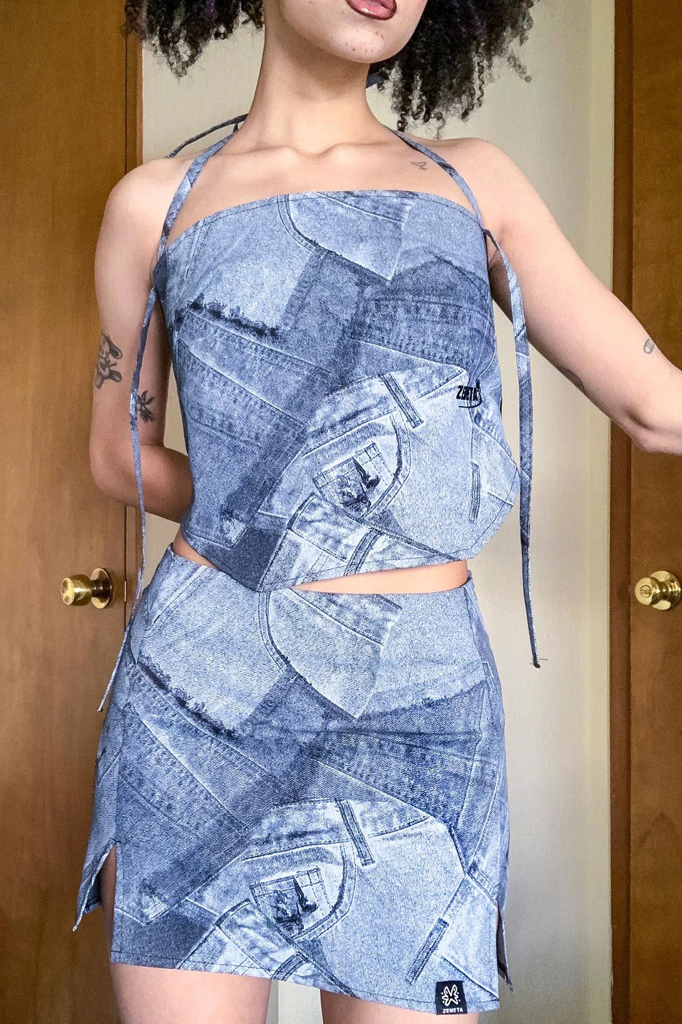 Britney Denim Skirt