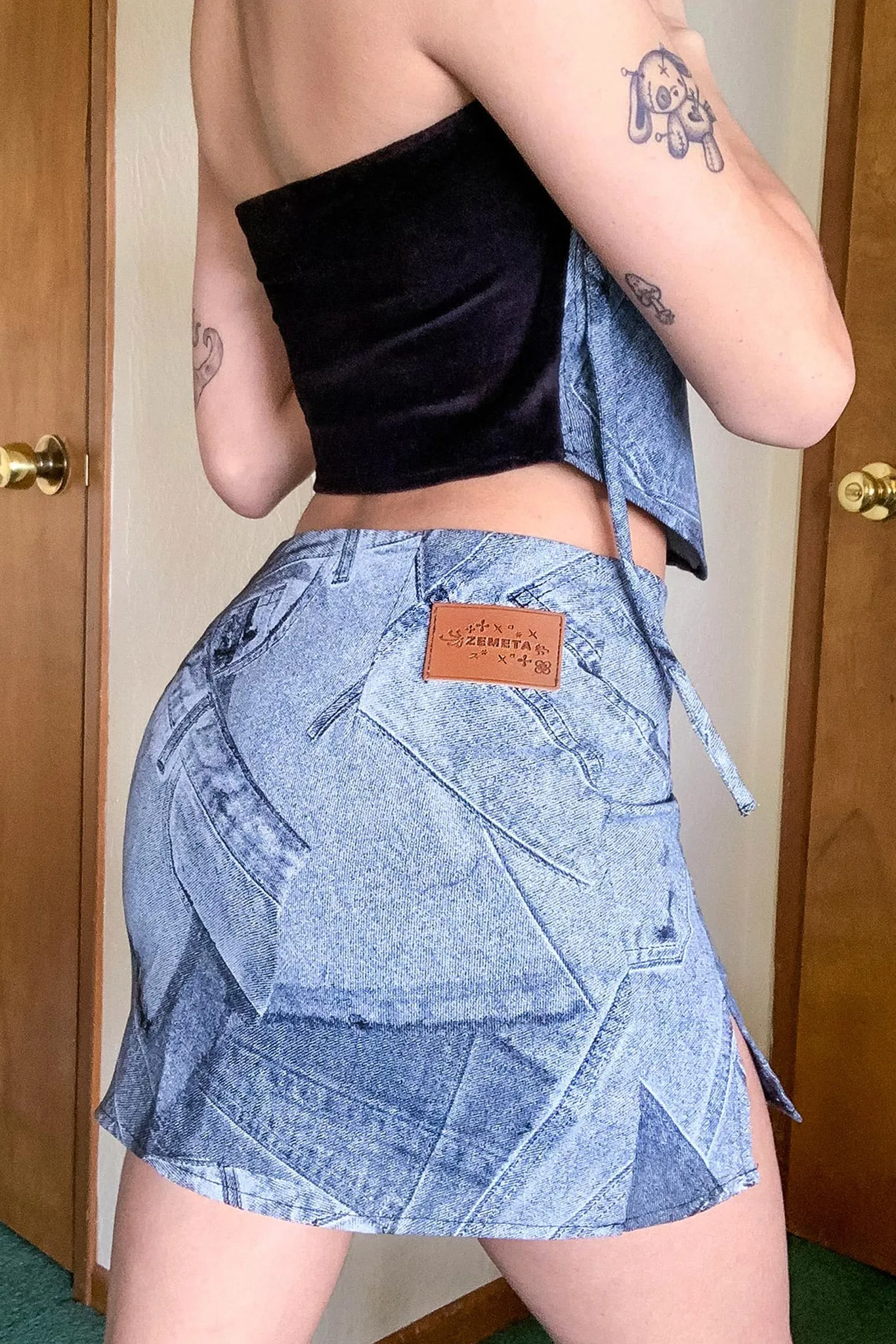 Britney Denim Skirt