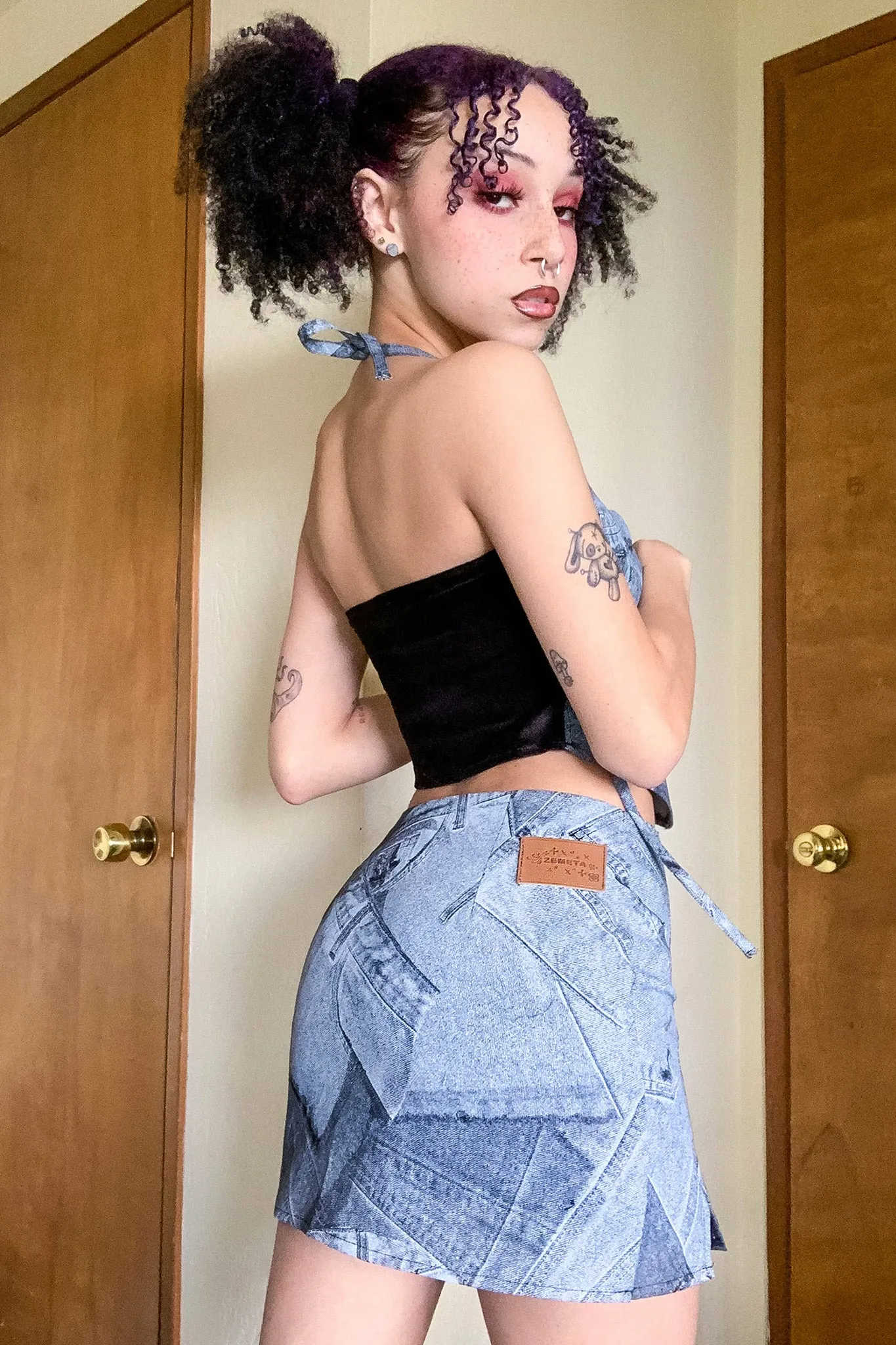 Britney Denim Skirt