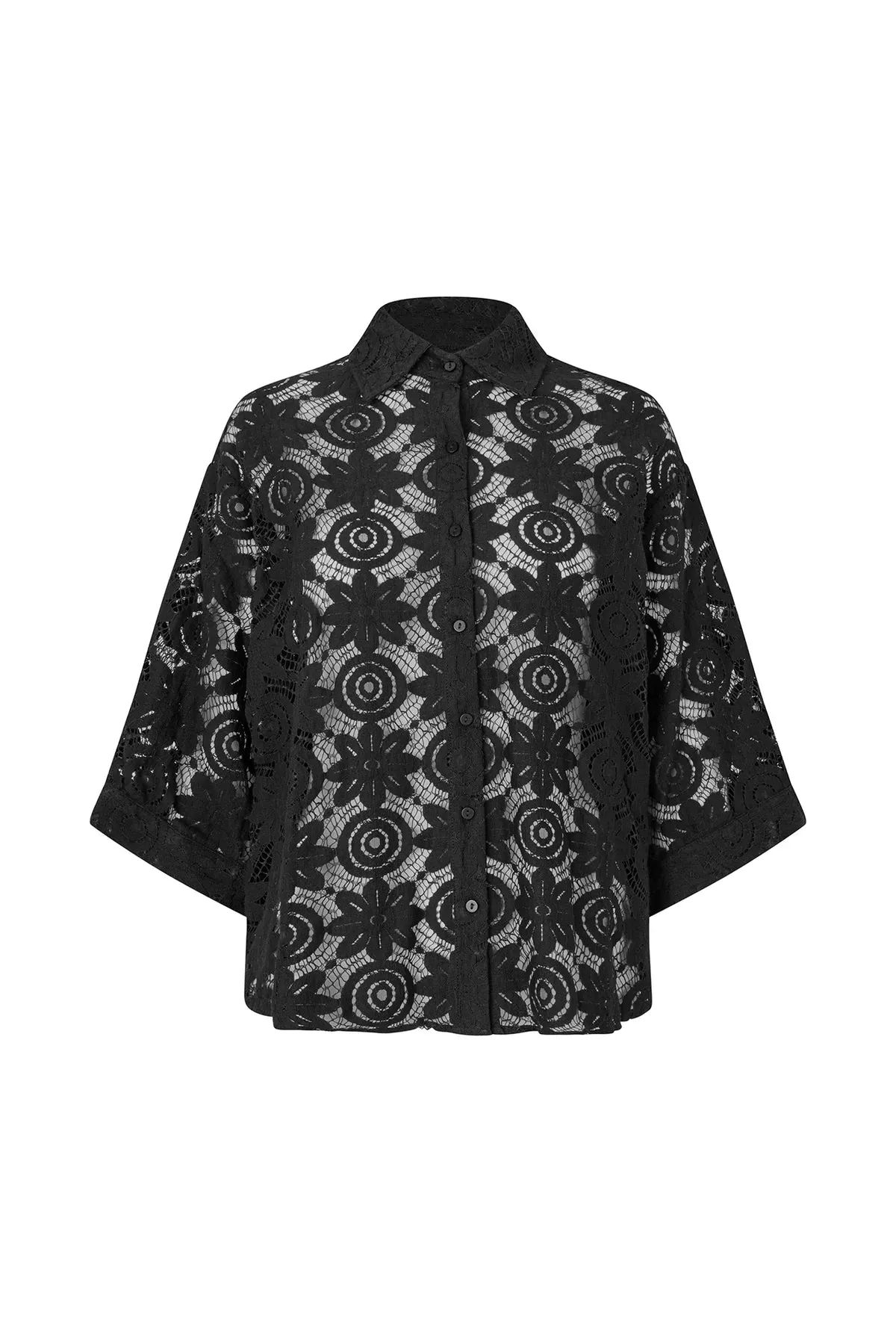 Brown Shirt - Black