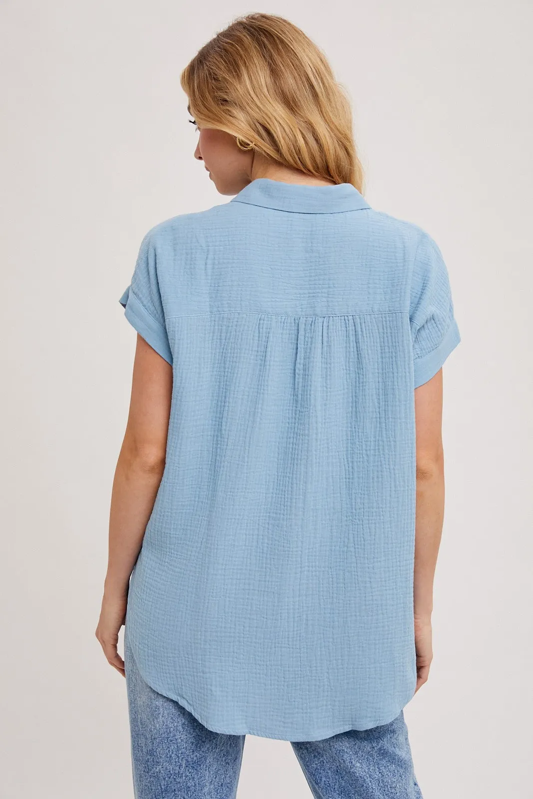 Button Up Gauze Shirt