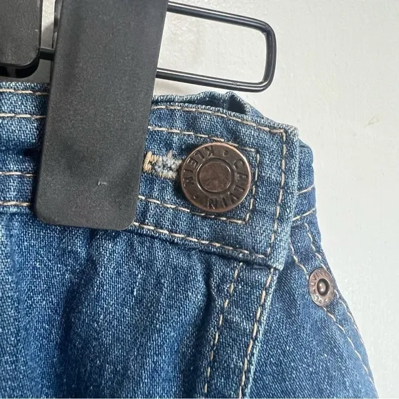 Calvin Klein vintage wrap denim skirt